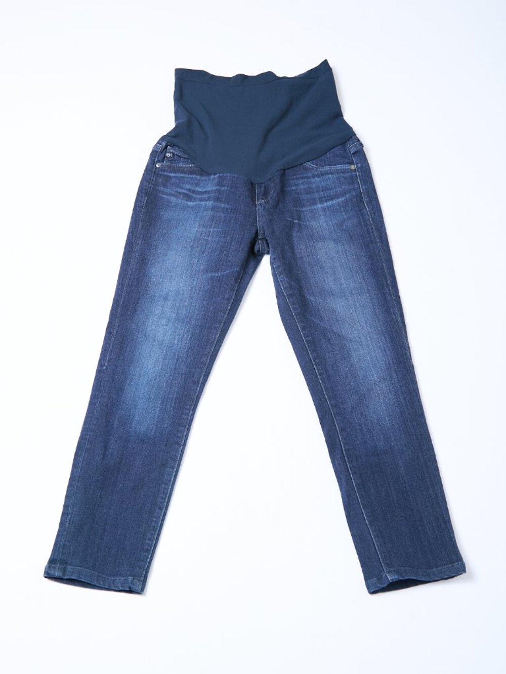 AG Jeans P Collection Maternity Skinny Ankle Leggings Dark Wash Denim 27R